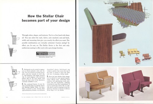 1965 american seating - *,